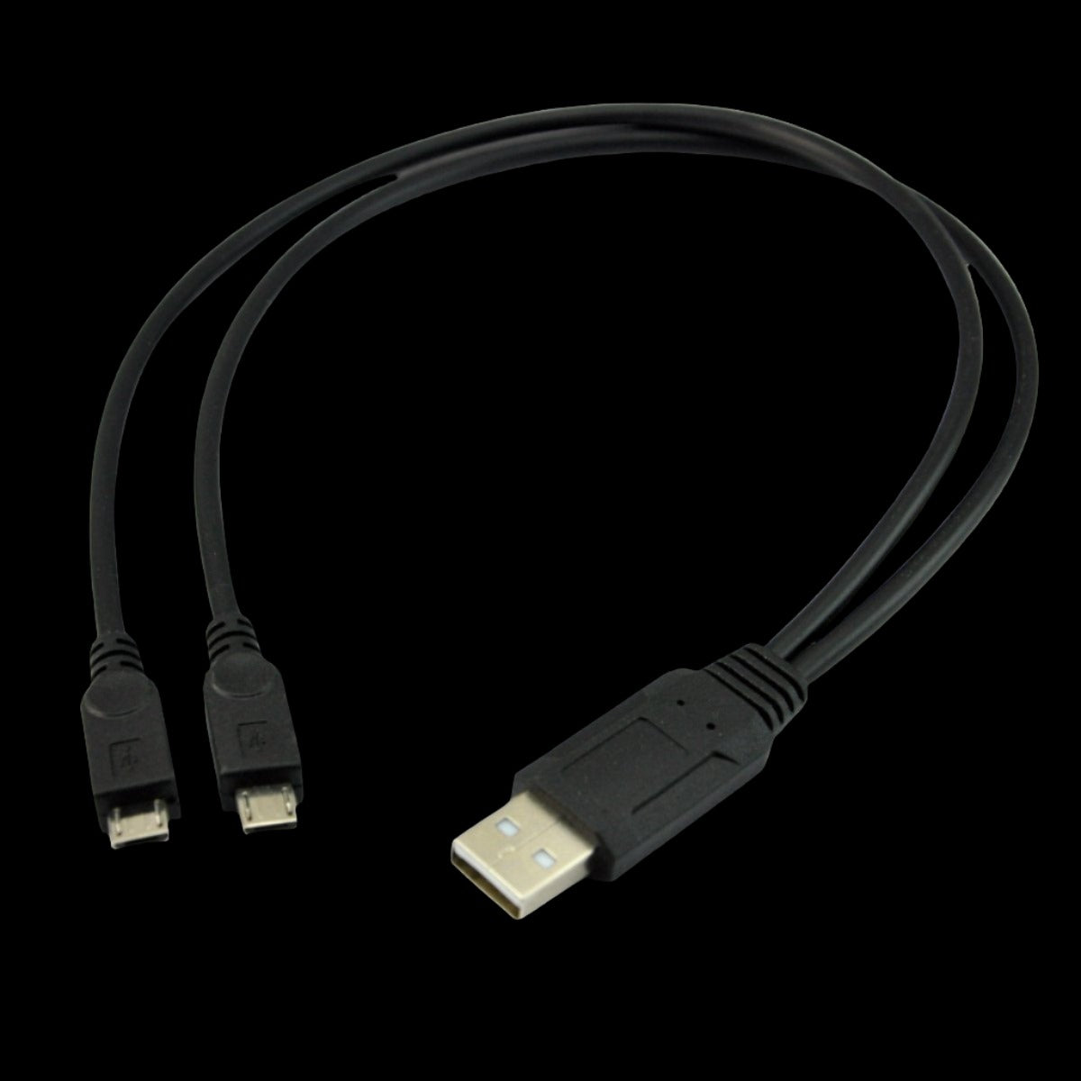 Dual Micro USB Splitter Charge Cable For the CF-80 Wireless System
