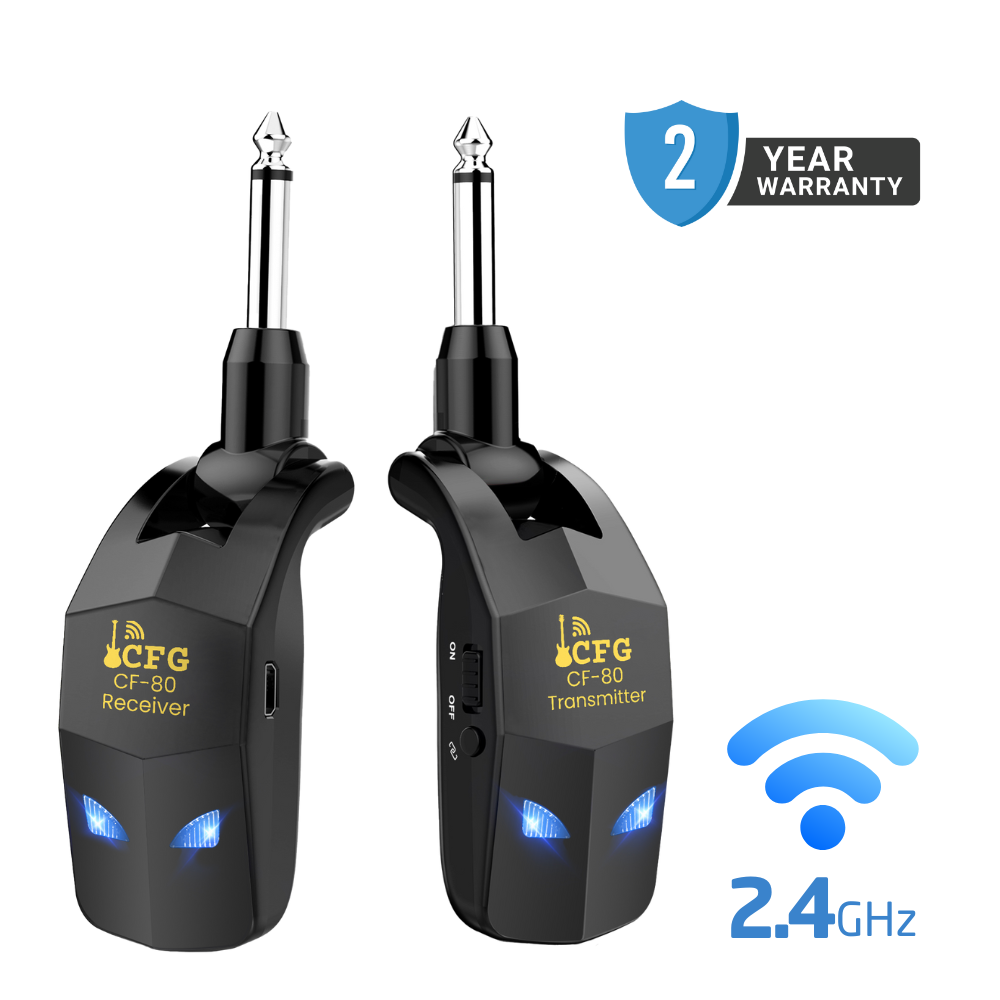 CFG CF 80 2.4GHz High Fidelity Guitar Bass Wireless System