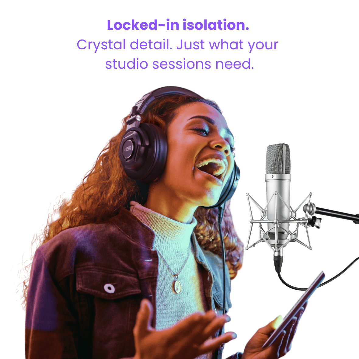 CFG Cable Free Guitar STUDIOSPHERE Monitoring Headphones — For Guitar/Bass, Studio, & Everyday Listening