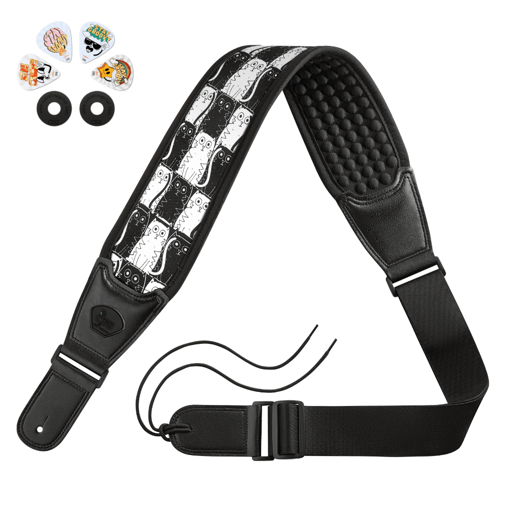 Zero-Gravity Strap for Guitar & Bass