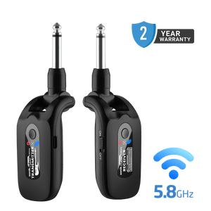 SonikSphere Cable Free Guitar wireless system – 5.8GHz transmitter and receiver for low-latency, cable-free sound. Featured on CFG, with a 2-year warranty