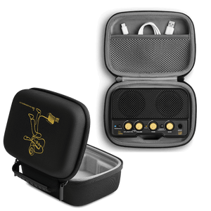 CFG cable free guitar TuneBoy carry case mini travel practice amp amplifier portable rechargeable compact mobile for guitar