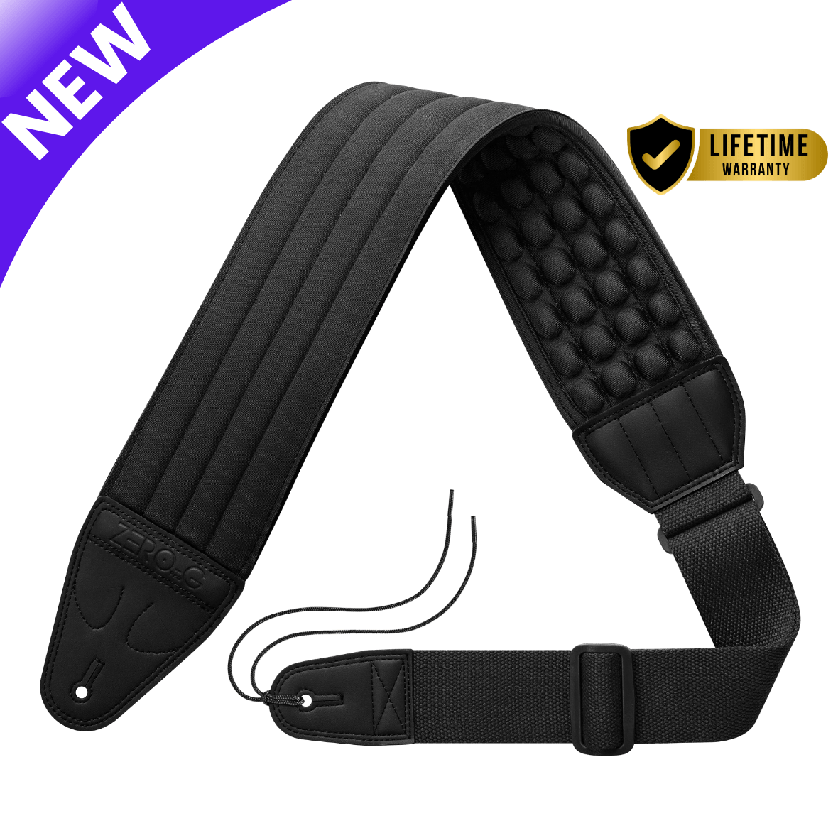 ZERO-G Pro guitar and bass strap by CFG Cable Free Guitar neoprene padded comfort no pain strap belt weight high quality high-end aircell cushion 3d