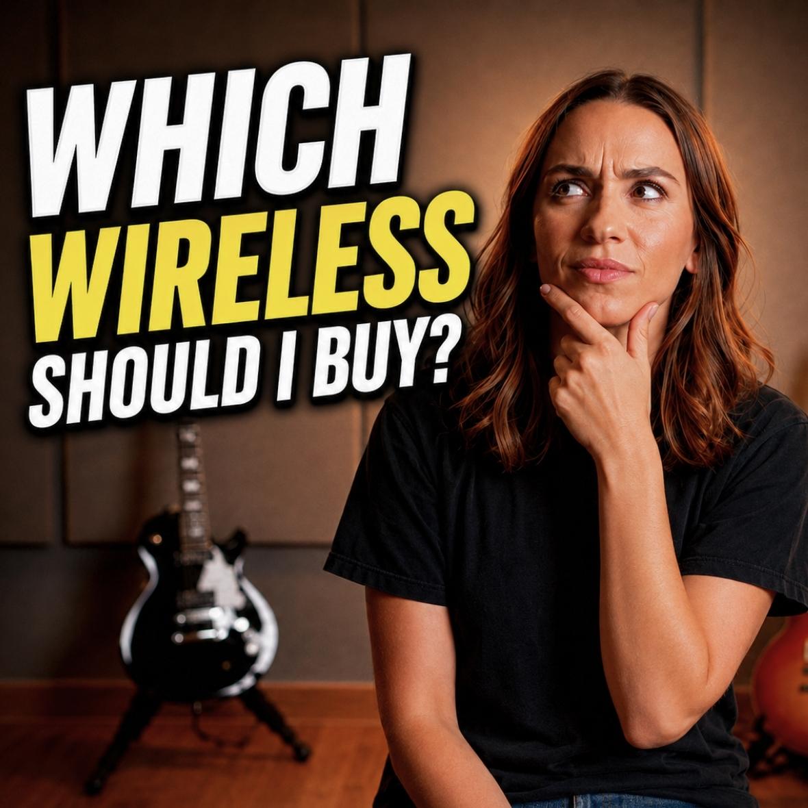 CFG Cable Free Guitar wireless guitar system comparison featuring UHF NEXUS, SonikSphere NEO, Original SonikSphere, and CF-80, explaining which wireless guitar and bass system is best for gigs, tone, active pickups, and everyday use