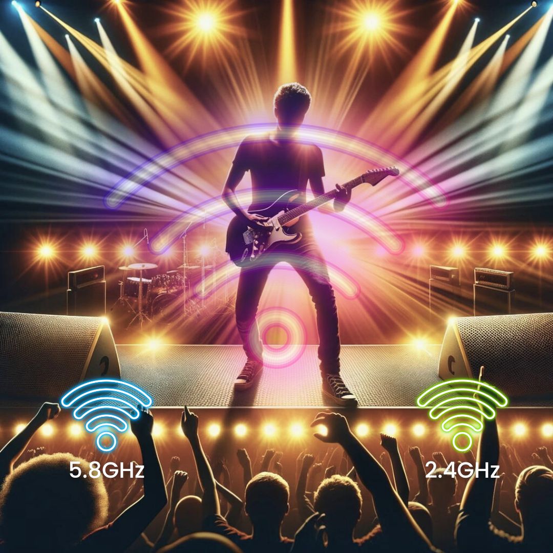 Comparing 2.4GHz and 5.8GHz Wireless Guitar and Bass Systems