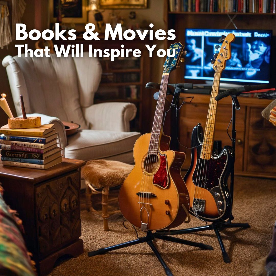 Must-Read Guitar and Bass Books & Movies That Will Inspire You CFG cable free guitar blog post
