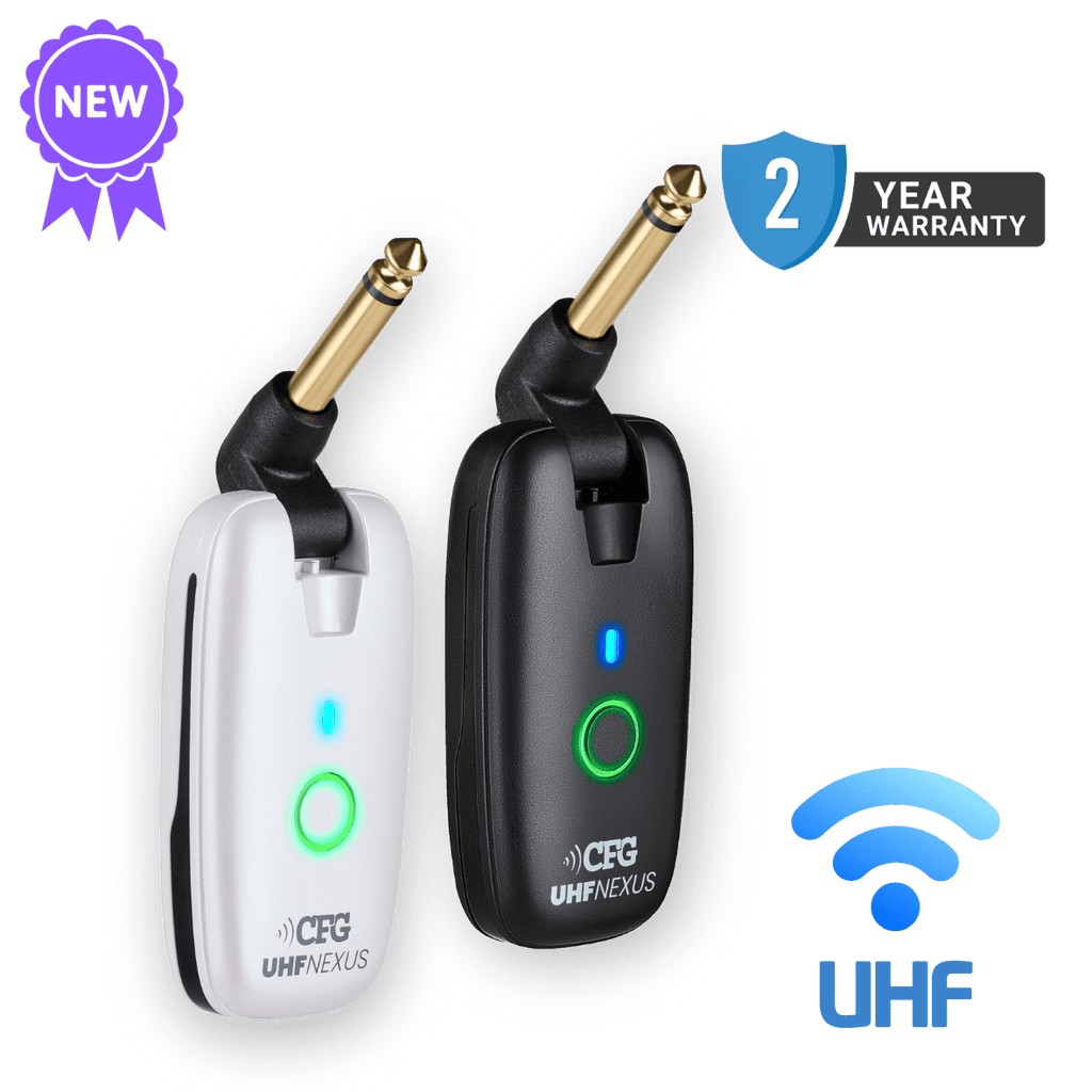 CFG | UHF NEXUS Guitar/Bass Wireless System – Lag<2 ms, 7 Ch