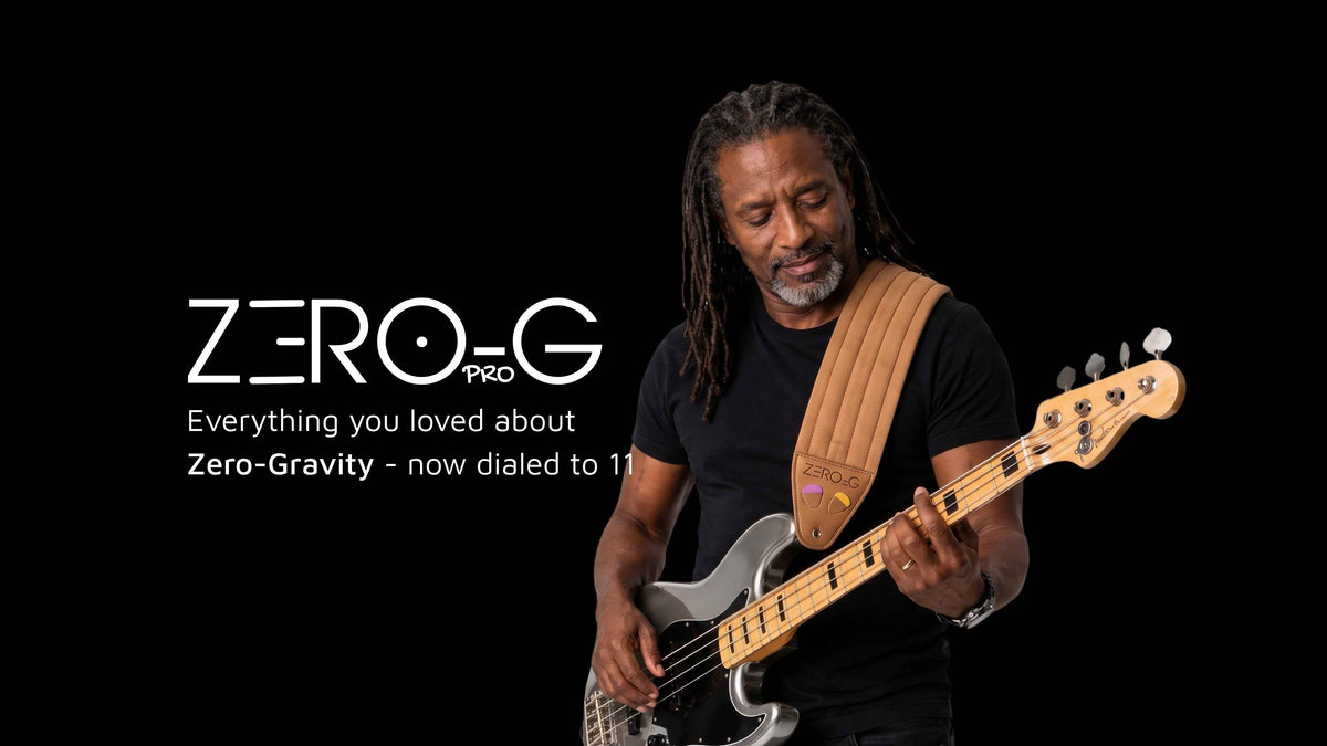 CFG cable free guitar ZERO-G Pro Zero Gravity guitar and bass strap belt