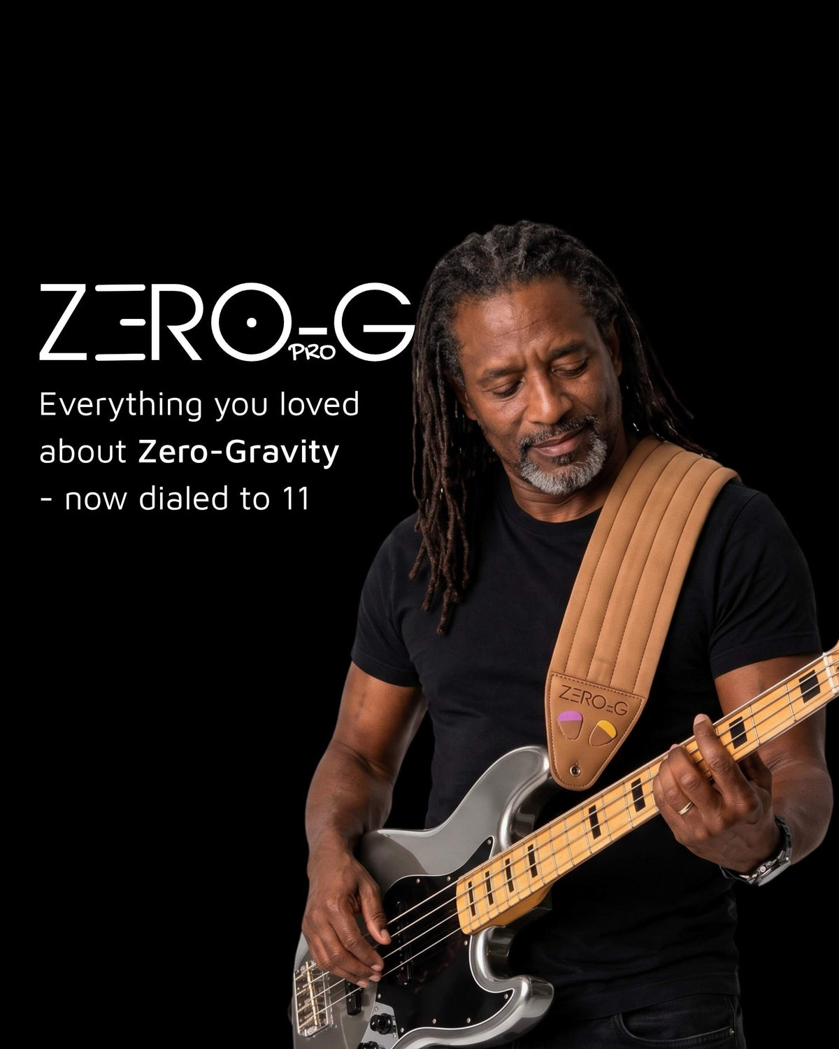 CFG cable free guitar ZERO-G Pro Zero Gravity guitar and bass strap belt