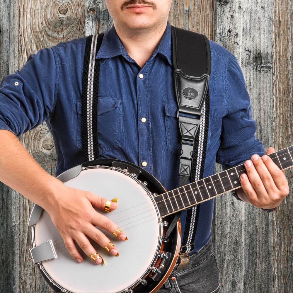 Zero-Gravity Adjustable Strap for Banjo