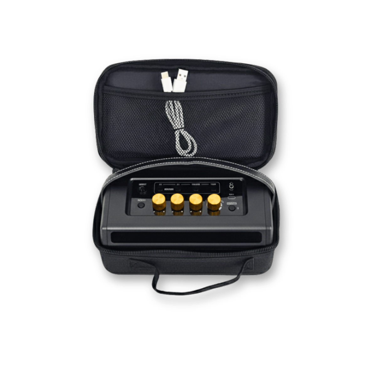 TuneBomb Carry Case: Rugged, Custom-Fit Protection for Your TuneBomb Mini Amp CFG Cable Free Guitar