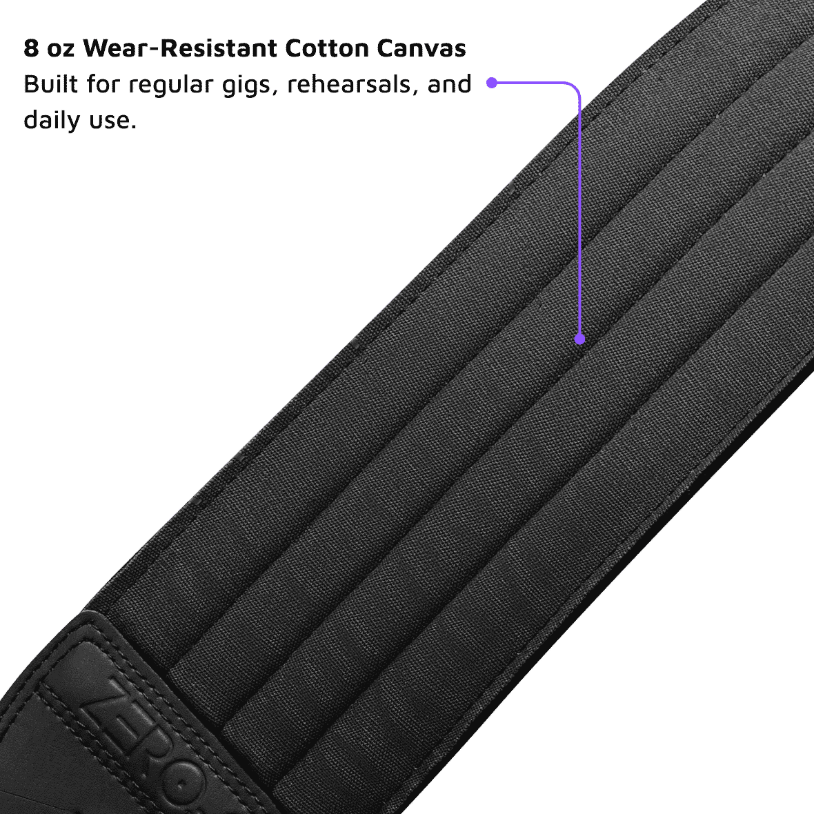 ZERO-G Pro guitar and bass strap by CFG Cable Free Guitar neoprene padded comfort no pain strap belt weight high quality high-end aircell cushion 3d
